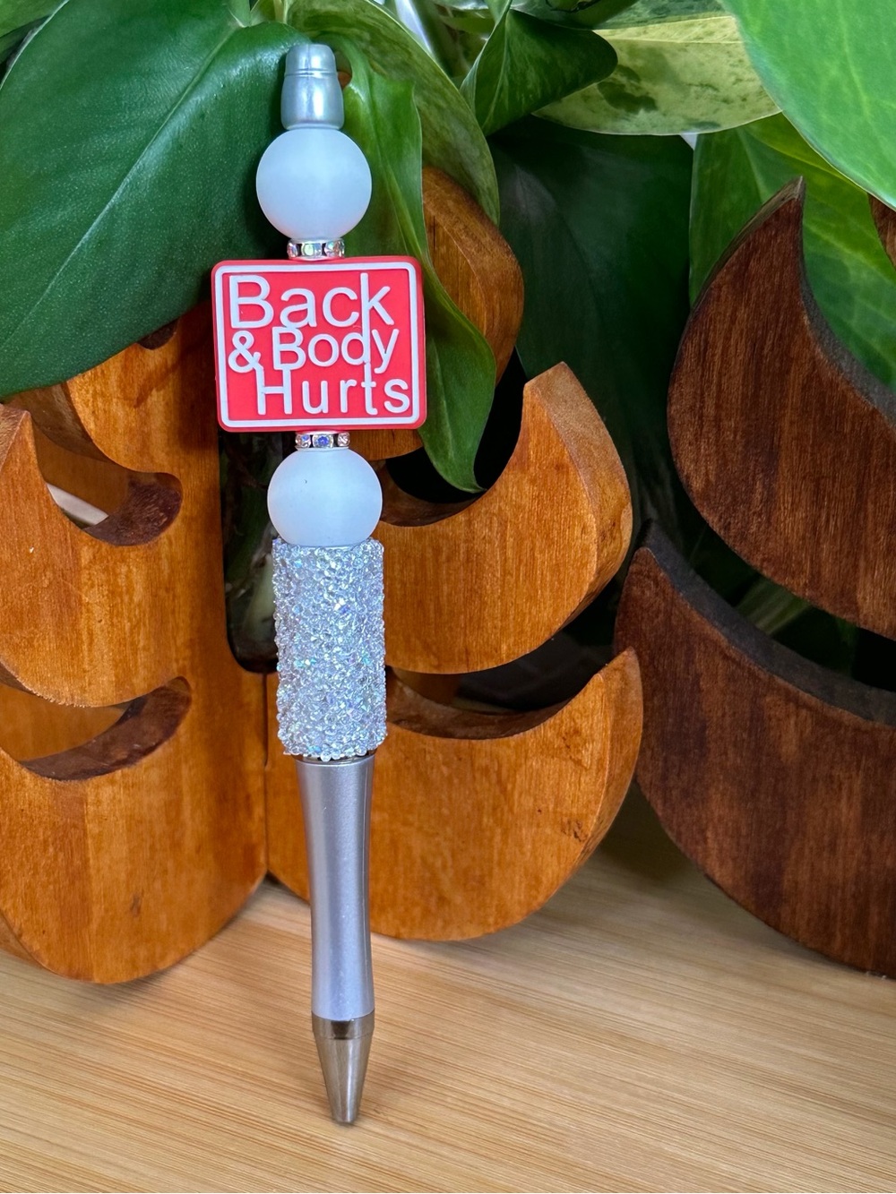 ✨ Handmade Beaded Pen Silicone Pen | Stylish Everyday Writing + Refill✨